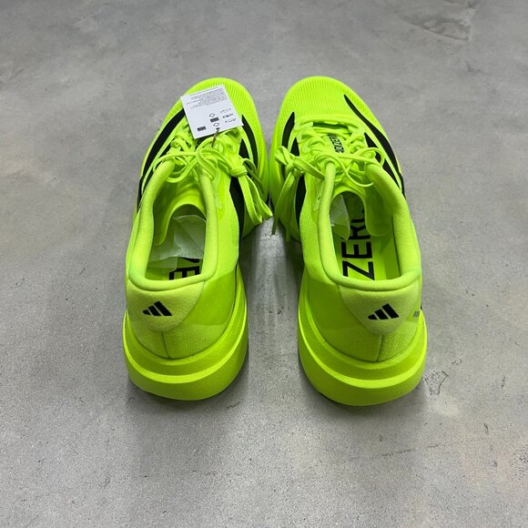 Adidas Men's Adizero EVO SL Running Shoe Lucid Lemon Core Black JR3416 - New - Picture 2 of 6